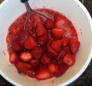 Mashing Strawberries
