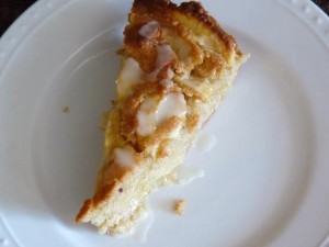 Slice of Apple Tart Cake