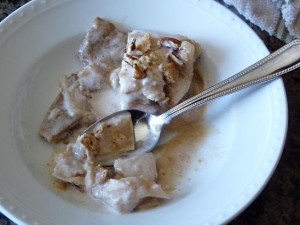 Apple and Ice Cream Pie