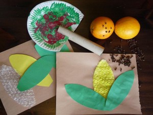 Fall harvest Crafts Preshcool lesson