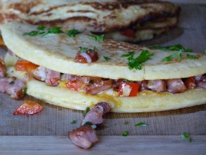 Cornbread Omelets