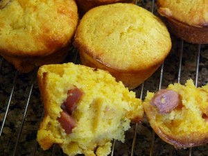 corn dog muffins